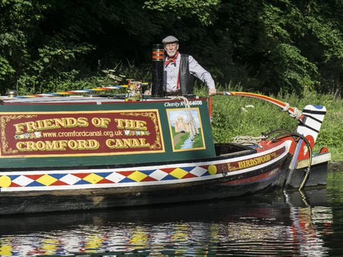 Birdswood canal boat powered boat trip