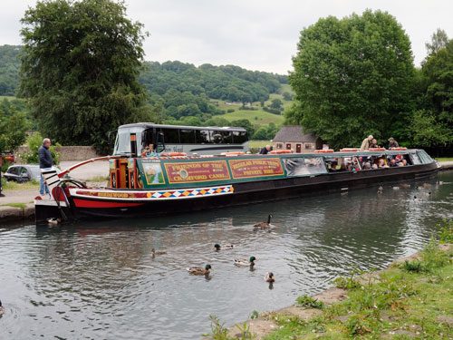 Birdswood canal boat chartered trip